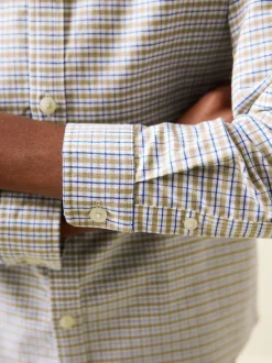 Next - Chemise Oxford (3-16ans) Neutre vichy