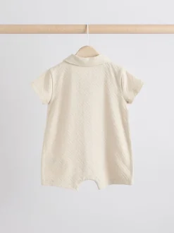 Next Neutre/kaki - Lot de barboteuses texturées bébé 2 Hot