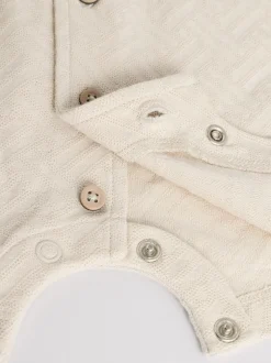 Next Neutre/kaki - Lot de barboteuses texturées bébé 2 Hot