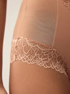 Next Neutre/marron fauve - Slips gainants fermes pour le contrôle du ventre Culotte taille haute Clearance