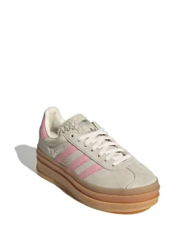 adidas originals Neutre/Rose - Baskets Gazelle Bold Lace Junior Hot