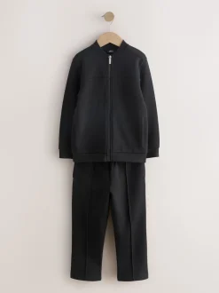 Next New Noir - Ensemble veste bomber en jersey élégant et jogging (3-16ans) Sale