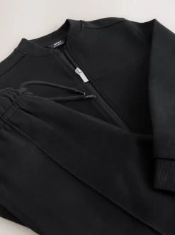 Next New Noir - Ensemble veste bomber en jersey élégant et jogging (3-16ans) Sale