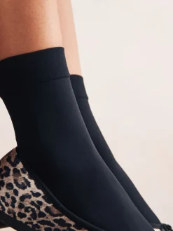 Next Noir - 60 Denier Chaussettes cheville 3 Lot Discount