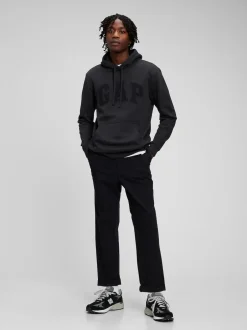 Gap - À enfiler - Sweat à capuche doublé en polaire avec logo Noir Hot