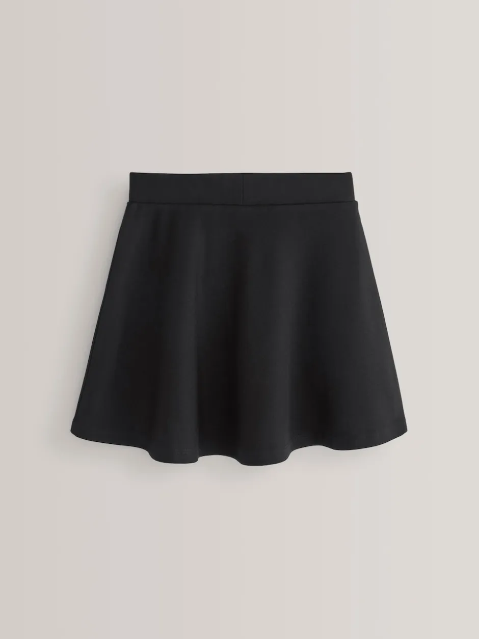 Next Noir - 2 Pack Pull-On Jersey Extensible School Skater Jupes (3-17yrs) Online