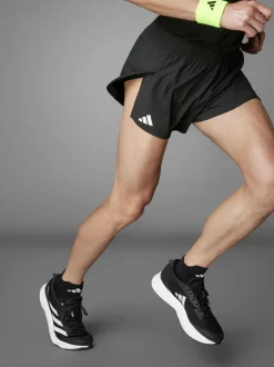 adidas Noir - Adizero Essentials Running Split Shorts Discount