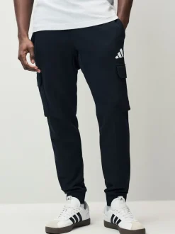 adidas Noir - Essentials Feelcosy Fleece Cargos Survêtement Online