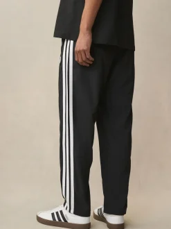 adidas Noir - Essentiel 3-Rayure Joggers Stanford à ourlet ouvert Best