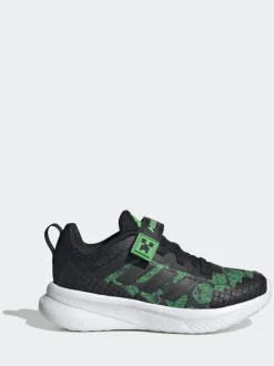 adidas Noir - Minecraft Forarun 4.0 Baskets enfant