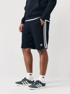 adidas originals Noir - Adicolor 3- Shorts Rayure Sale