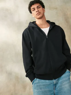 adidas Noir - Sweat à capuche zippé en polaire toutes saisons