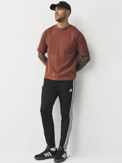 adidas Noir - Train Essentials 3-Jogging d'entraînement Rayure Best