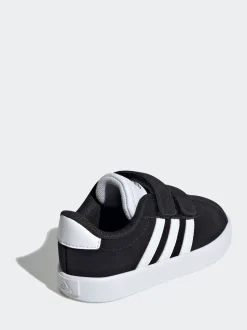 adidas - Vl Cour 3.0 Baskets bébé à crochets et boucles Noir Best