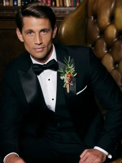 Skopes Noir - Ajusté - Veste de costume Sinatra Fit Dinner New