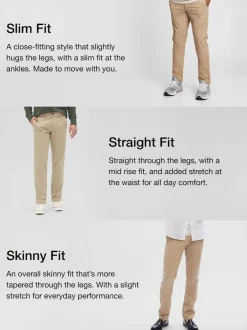 Gap Noir - Ajustement droit - Extensible Essentiel Pantalon chino New