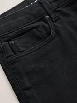 Next - Ajustement droit - Jean Motionflex Noir Clearance