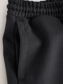 Next - Ajustement droit - Pantalon de jogging épais décontracté à dos brossé Noir New