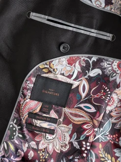 Next Noir - Ajustement régulier - Blazer Signature Pontoglio en velours italien Best