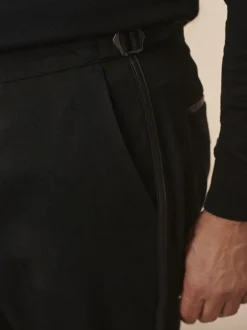 Next Noir - Ajustement régulier - Pantalon de smoking ajustable avec laine Best