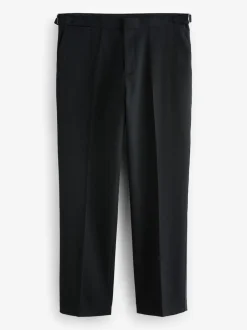 Next Noir - Ajustement régulier - Pantalon de smoking ajustable avec laine Best