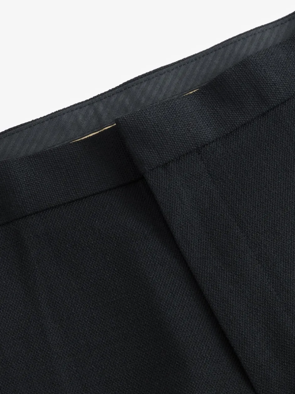 Next Noir - Ajustement régulier - Pantalon de smoking ajustable avec laine Best