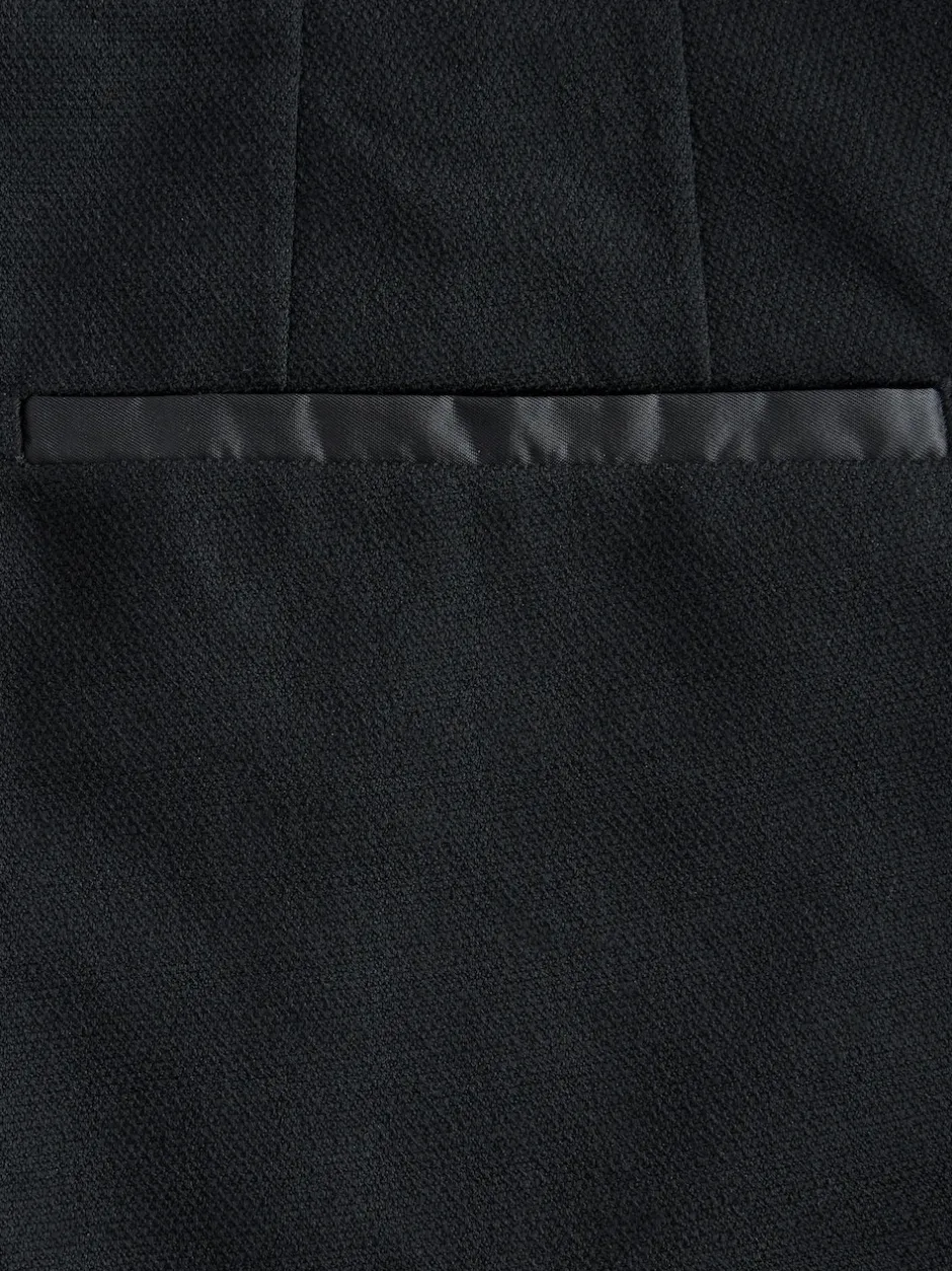 Next Noir - Ajustement régulier - Pantalon de smoking ajustable avec laine Best