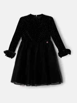 Angel & Rocket Noir - Robe Elsie Velvet en tulle