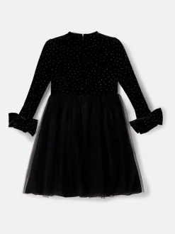 Angel & Rocket Noir - Robe Elsie Velvet en tulle