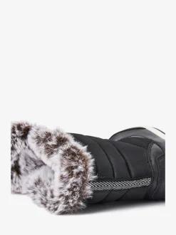 Next Noir - Après-skis doublés en fausse fourrure chaude et imperméables Discount