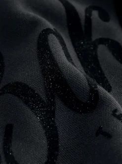 Baker by Ted Baker Noir - Ensemble 2 pièces à Imprimé floqué sweat carré et Joggings à poignets Outlet