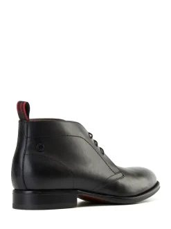 Base London Noir - Bottes chukka Wallis New