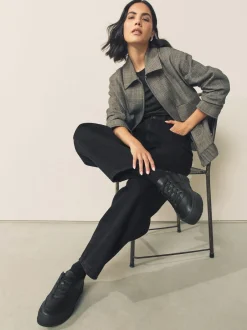 Next Noir - Baskets à lacets épaisses Cleat Hot