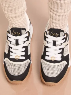 Lipsy Noir - Baskets de sport À lacets Chunky Tapis de couloir New