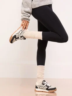 Lipsy Noir - Baskets de sport À lacets Chunky Tapis de couloir New