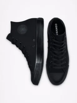 Converse Noir - Baskets haute Chuck Discount