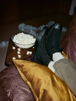 Converse Noir - Baskets haute Chuck Discount