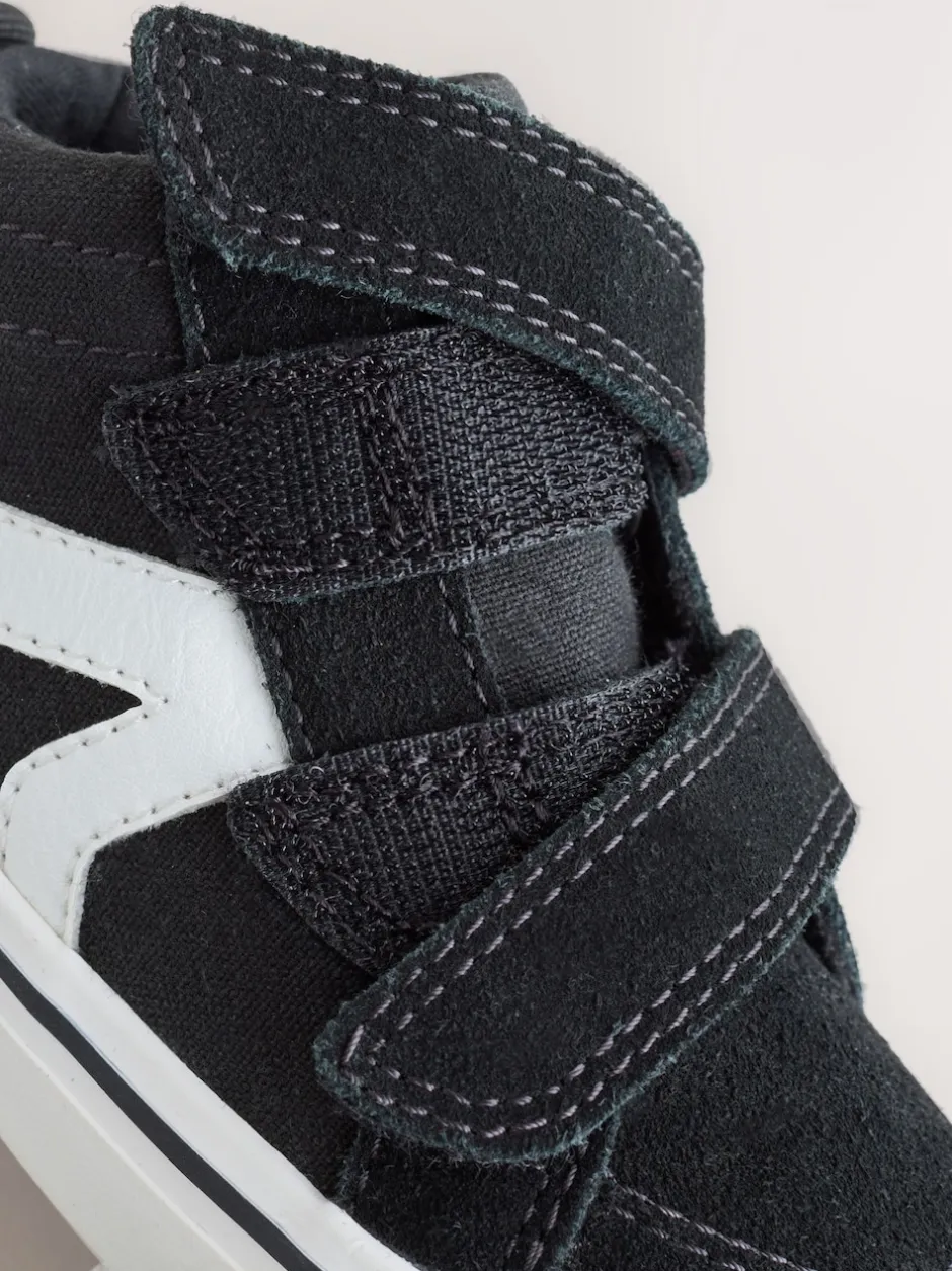 Next Noir - Baskets hautes en daim à fermeture par contact Best