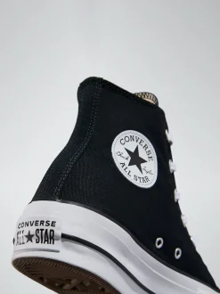 Converse Noir - Baskets montante pâle à plateformes élévatrices Best