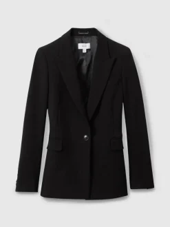 Reiss Noir - Blazer de costume droit ajusté Gabie Clearance