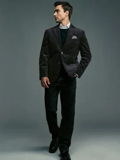 Next Noir - Blazer en velours côtelé Outlet