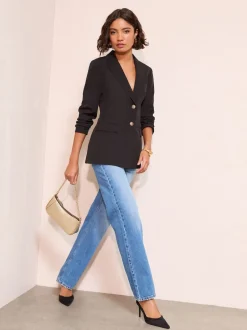 Friends Like These Noir - Blazer à taille cintrée Discount