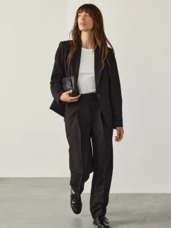 Next Noir - Blazer sculptant à simple boutonnage habillé Clearance