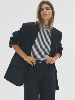 The Set Noir - Blazer à simple boutonnage Clearance