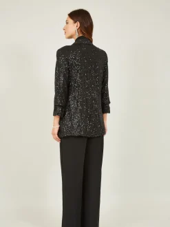 Yumi Noir - Blazer Sequin avec poches Best