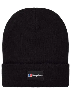 Berghaus Noir - Bonnet de reconnaissance de logo
