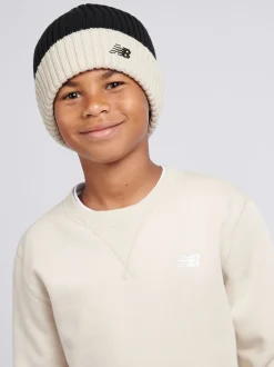 New Balance Noir - Bonnet contrastant