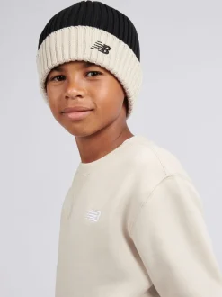 New Balance Noir - Bonnet contrastant