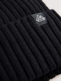 Next - Bonnet tricoté (1-16ans) Noir Outlet