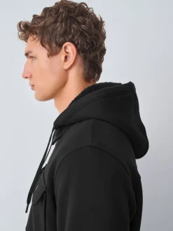 Next Noir - Borg Veste-chemise doublée en polaire New